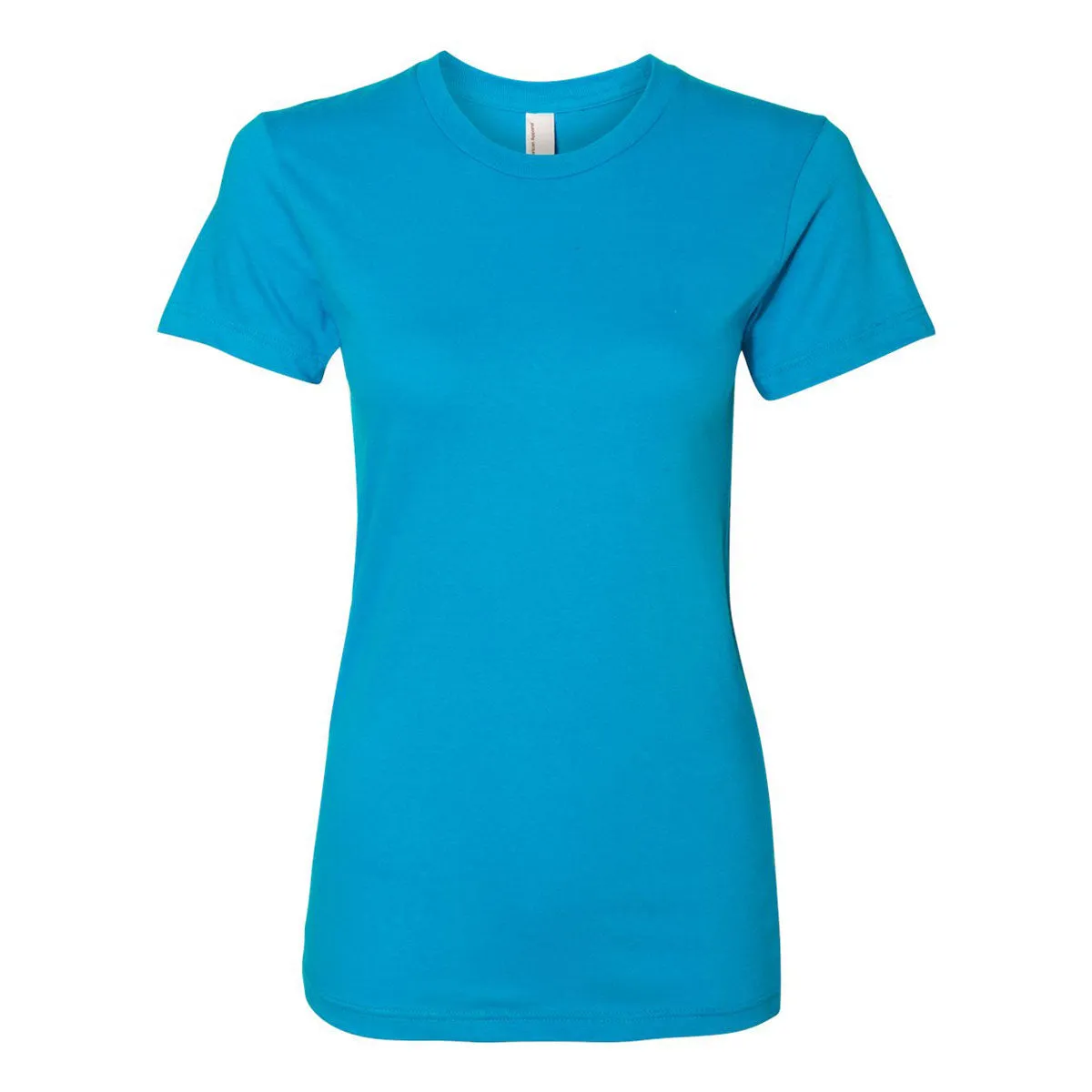 American Apparel Women's Teal Fine Jersey Short Sleeve T-Shirt