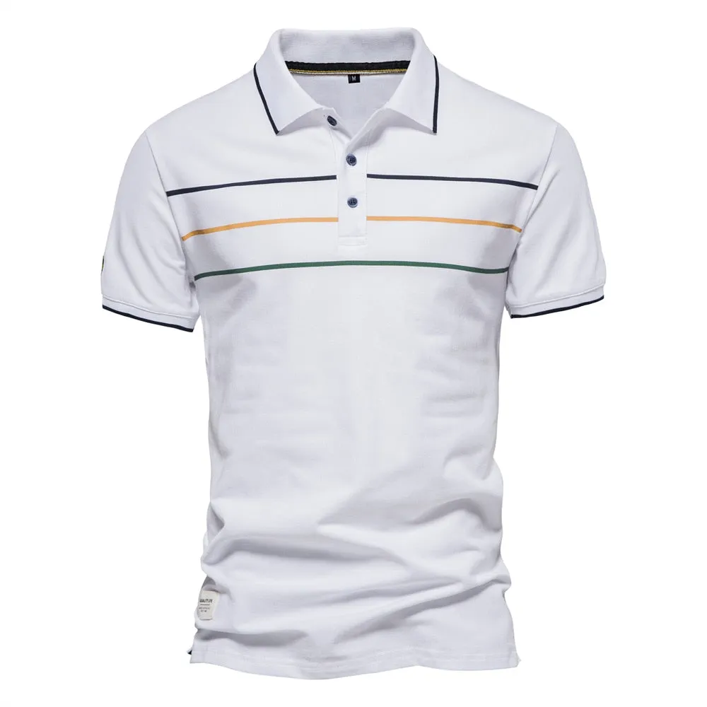Angelo Ricci™ Brand Cotton Business Style Polo Shirt