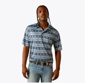 Ariat 2.0 Charger Blue Southwest Printed Short Sleeve