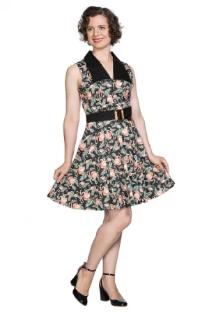 Banned Apparel - Flamingo Honnie Flare Dress