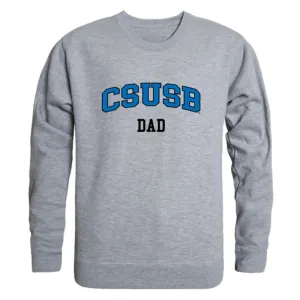 Cal State University San Bernardino Coyotes Dad Fleece Crewneck Pullover Sweatshirt