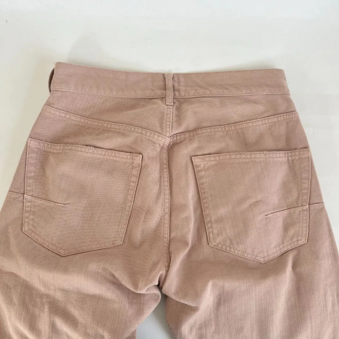 Christian Dior White Waist Pink Jeans