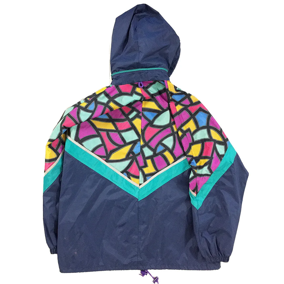 Colourful Vintage Rain Parka