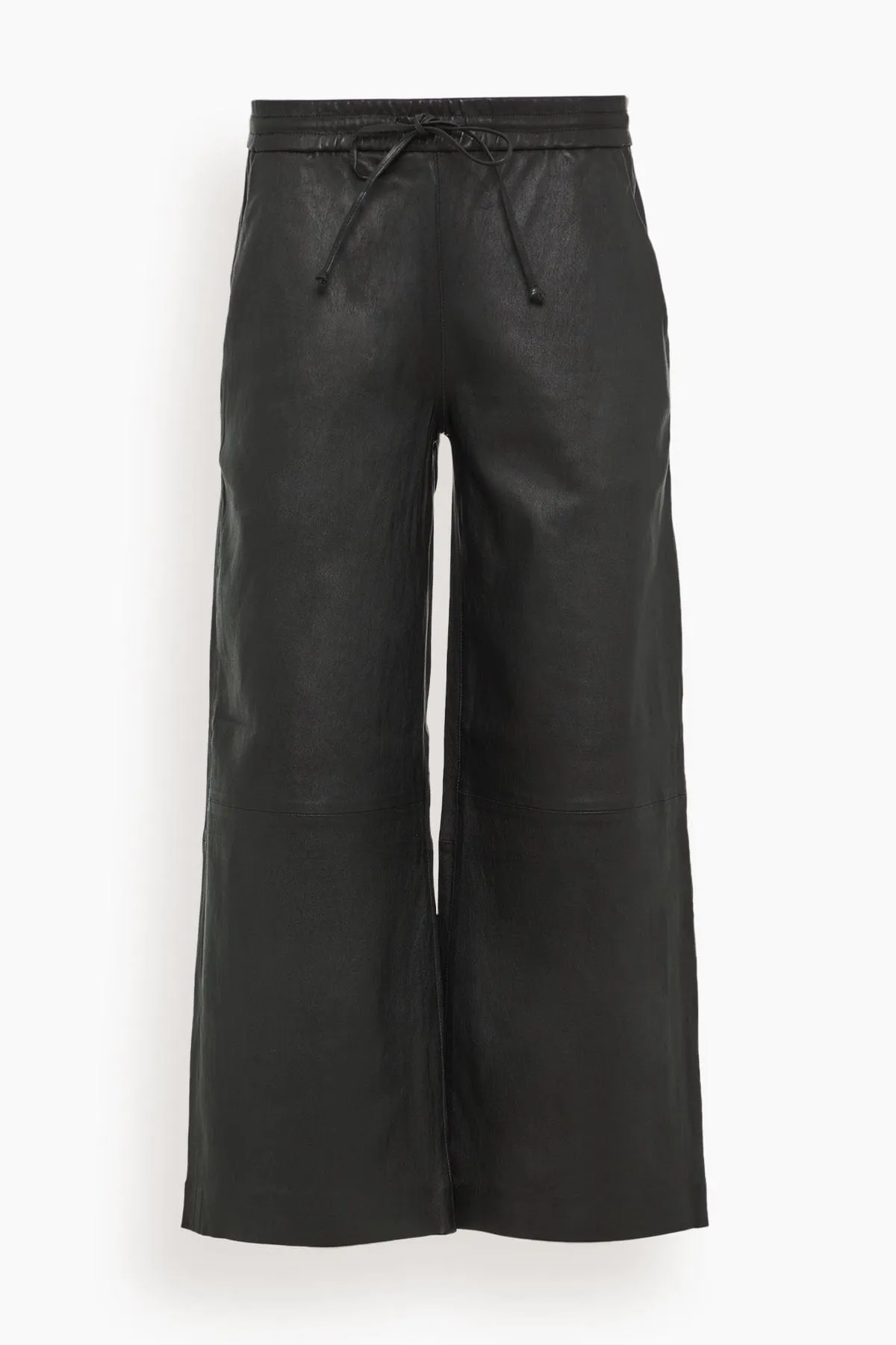 Cropped Baggy Pants in Black