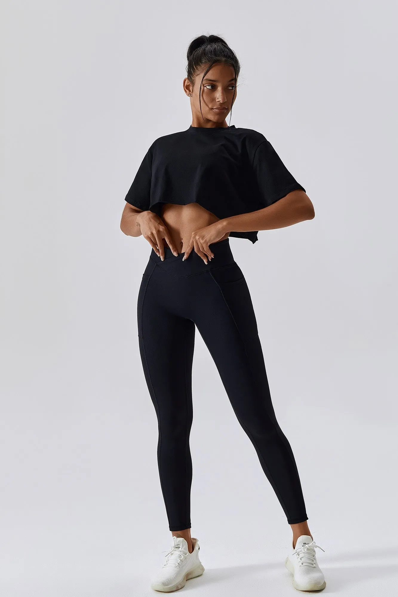 Cropped Oversized Fit T-Shirt