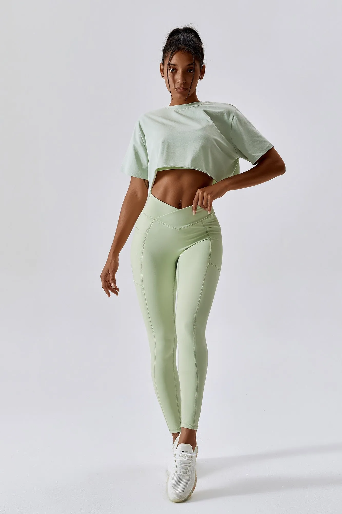 Cropped Oversized Fit T-Shirt