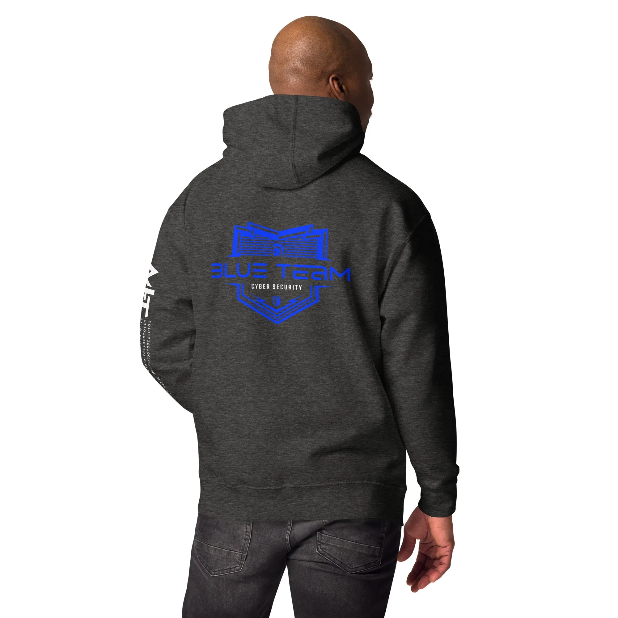 Cyber Security Blue Team V15 - Unisex Hoodie ( Back Print )