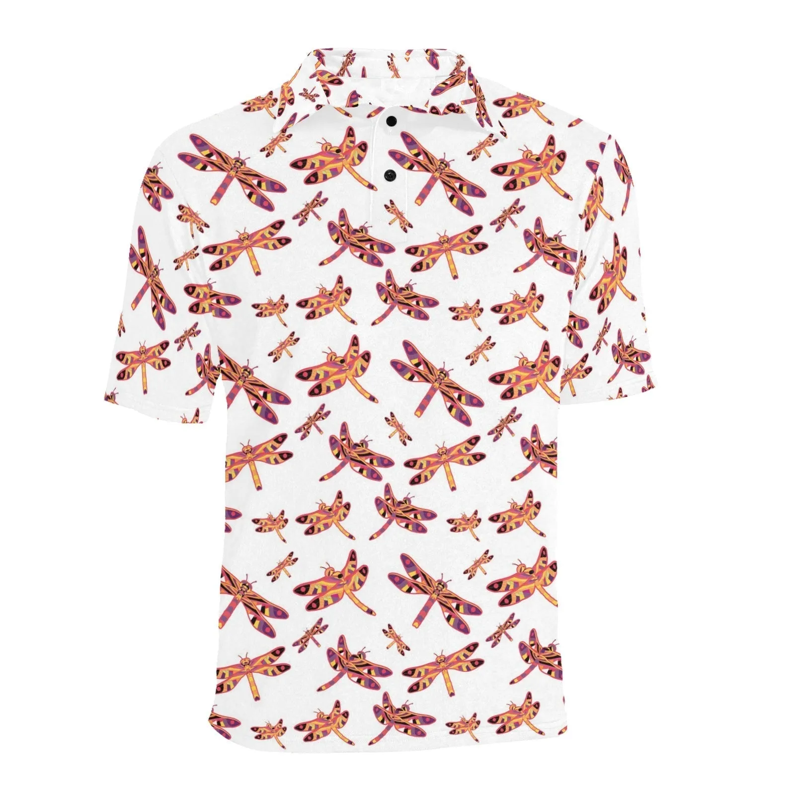 Gathering White Men's Polo Shirt
