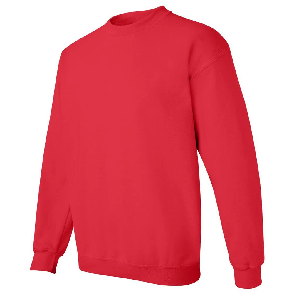 Gildan Men's Sweatshirt 1800 Long Sleeve Heavy Blend Crew Neck Casual Pullover
