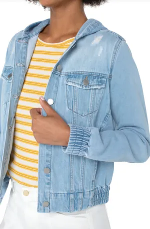 Half N Half Denim Jacket