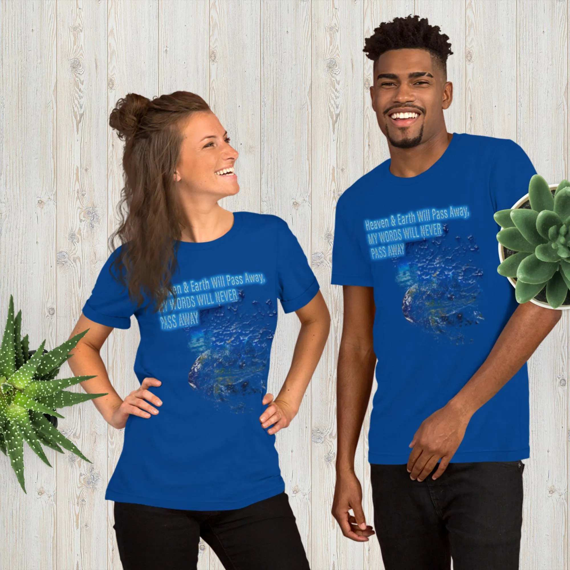 Heaven & Earth Matt 24:35 - Unisex t-shirt