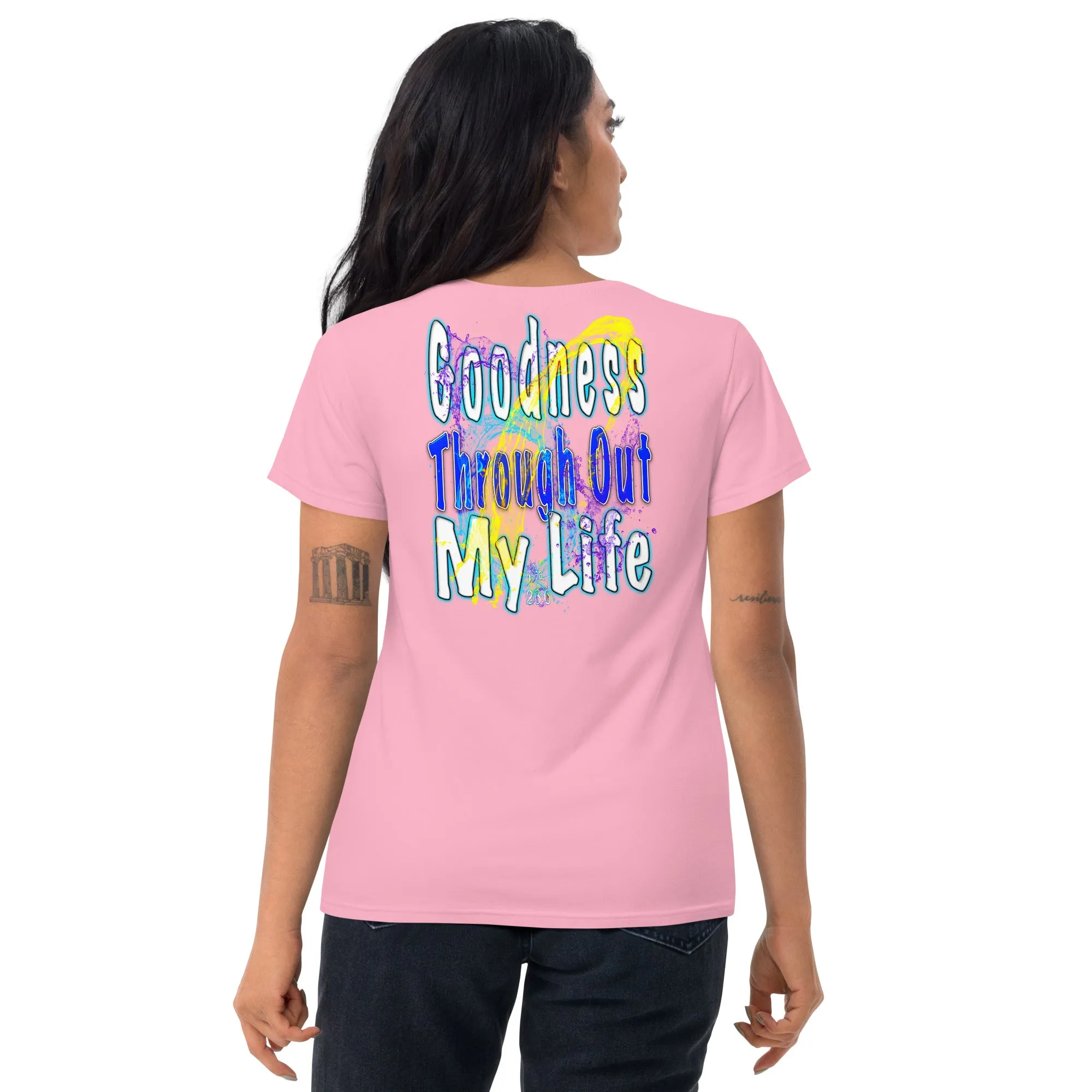 I See Evidence of God's Goodness Through Out My Life - Women's short sleeve t-shirt