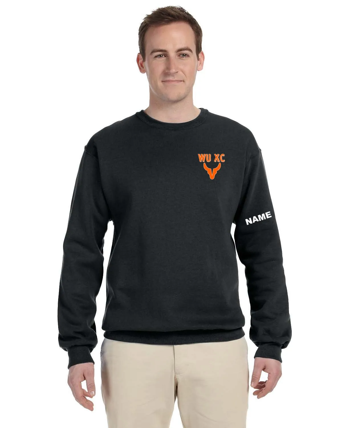 Jerzees Adult NuBlend® Fleece Crew-CAN-WOBXC24-562-BLACK