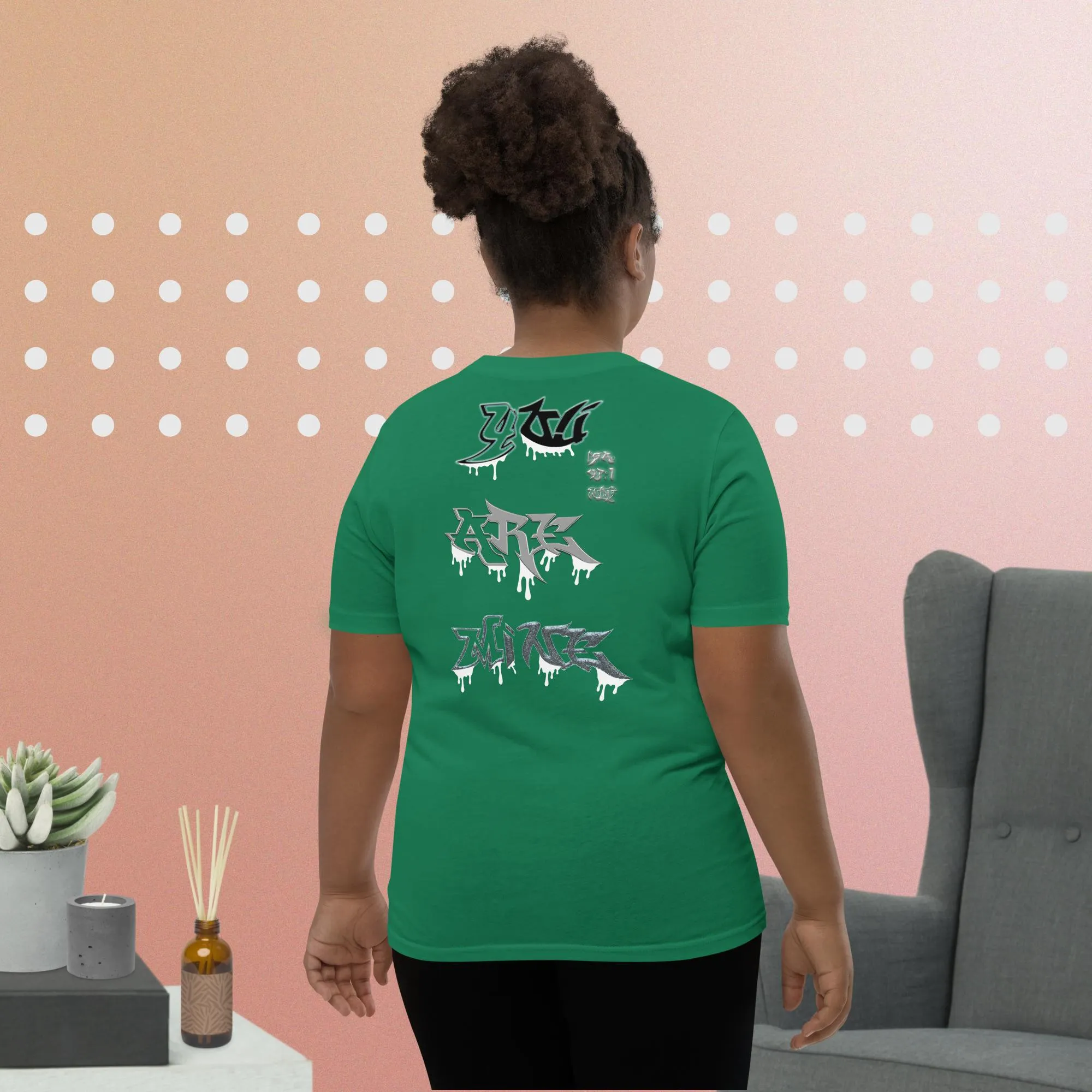 JESUS said You Are Mine Isa. 43:1 NLT - Youth Short Sleeve T-Shirt