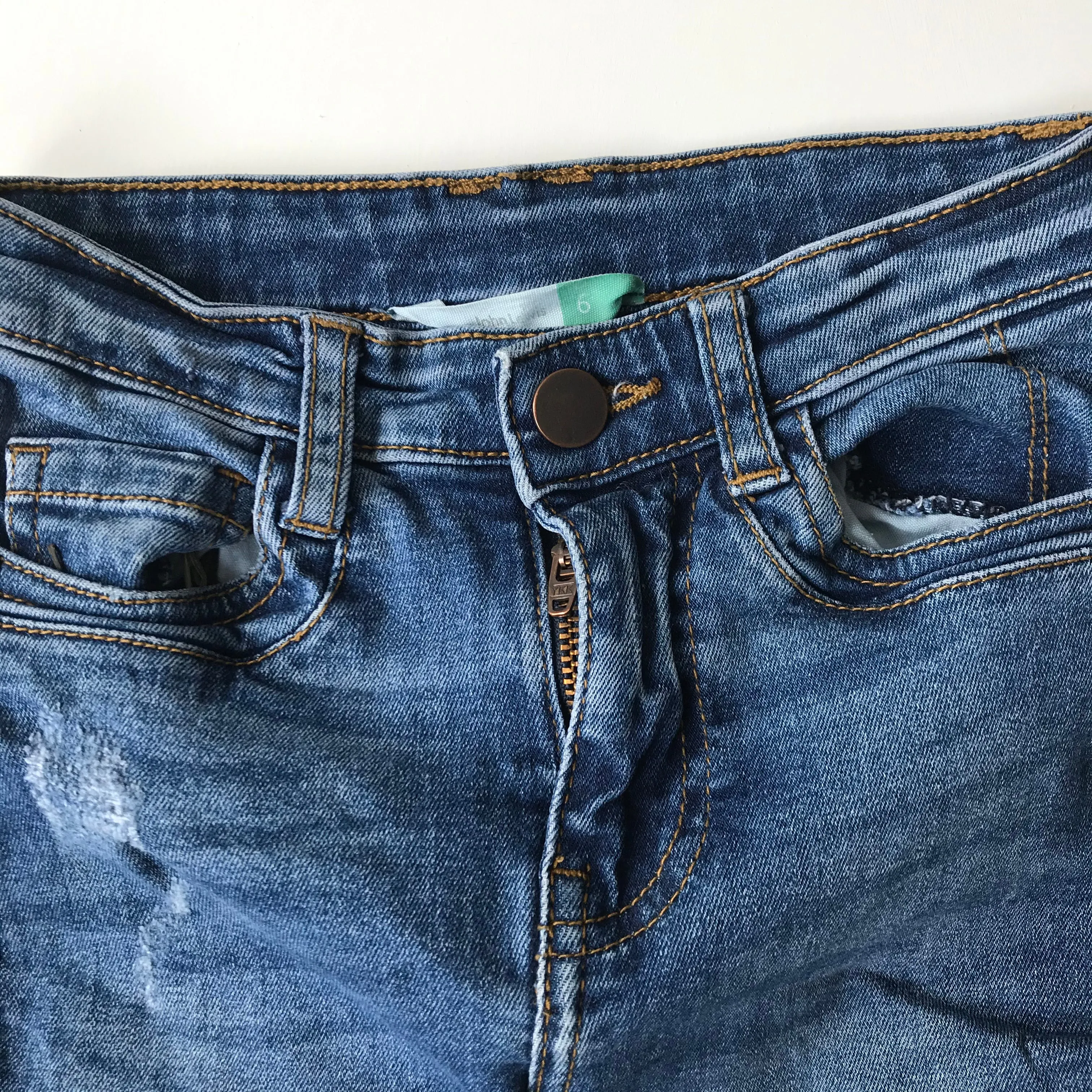 John Lewis Blue Skinny Fit Stretchy Jeans Age 6