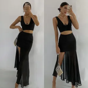 Kepa Midi Skirt - Black