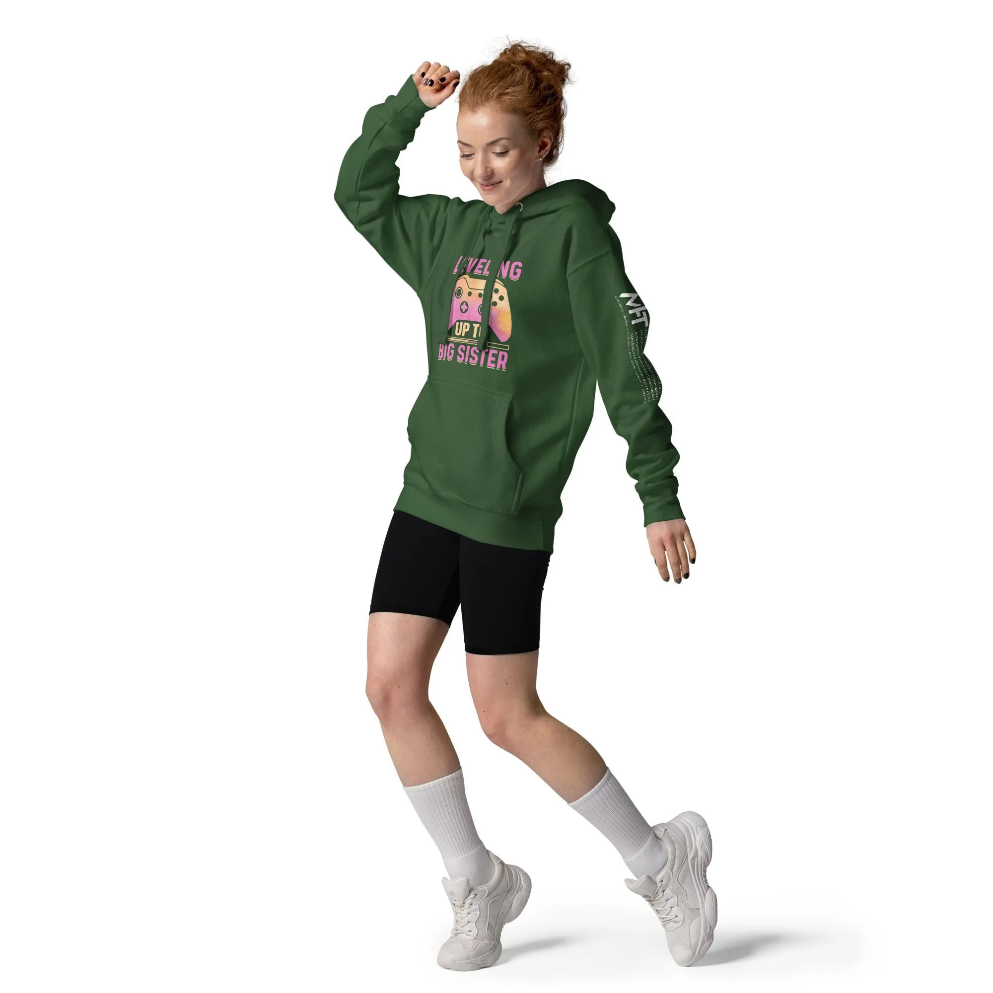 Levelling up to Big Sister - Unisex Hoodie