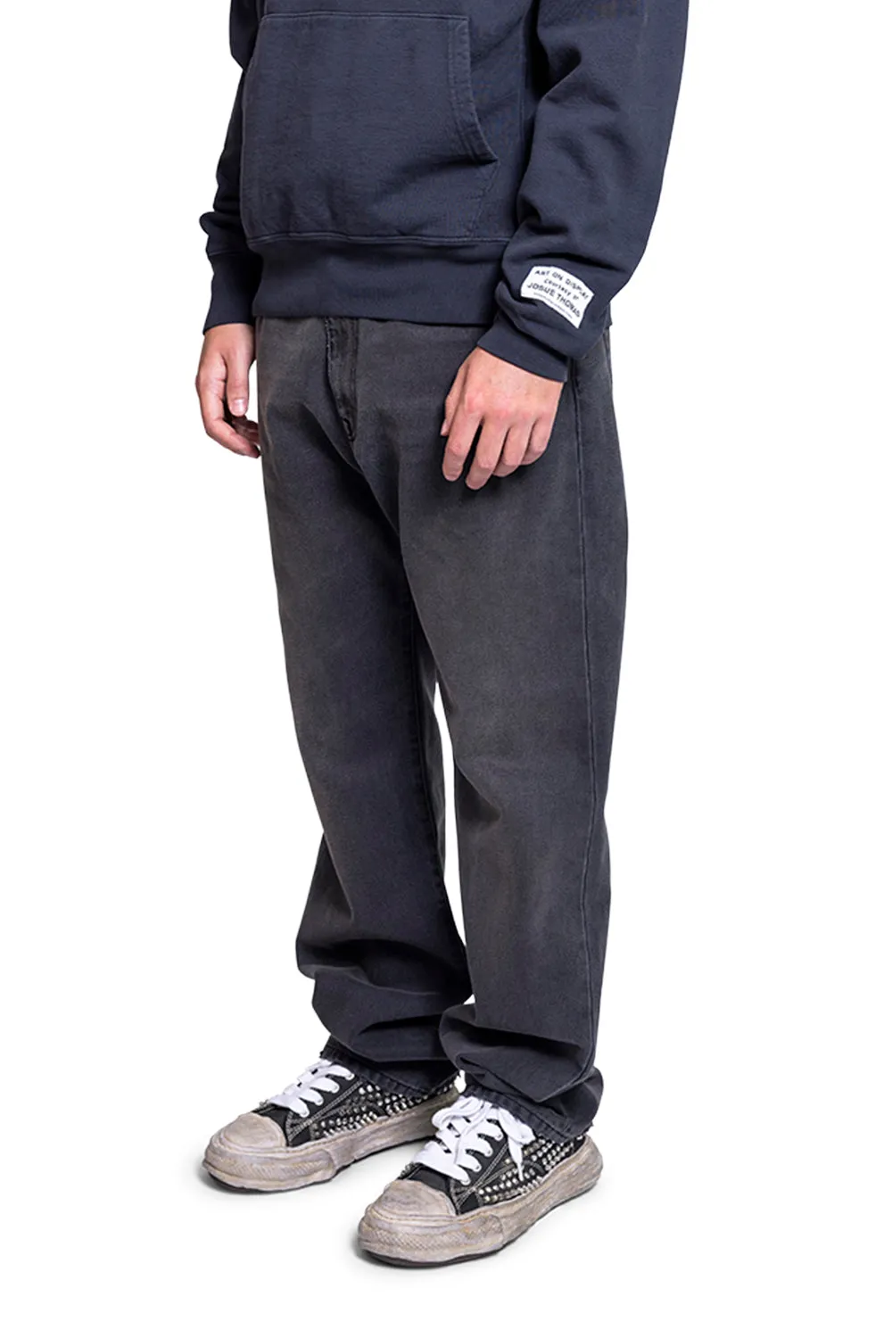 LOOSE FIVEPOCKET DENIM WASHED BLACK