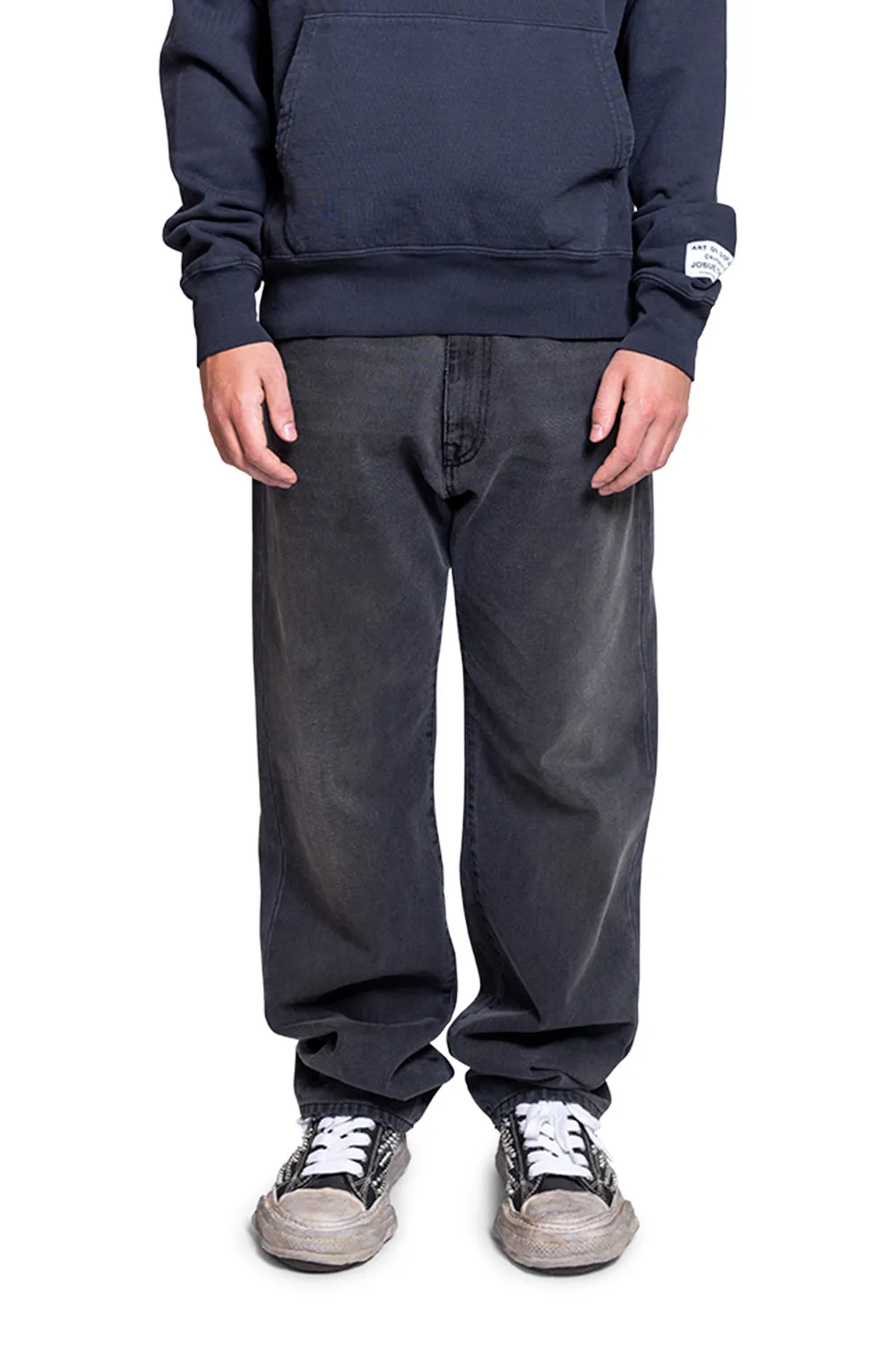 LOOSE FIVEPOCKET DENIM WASHED BLACK