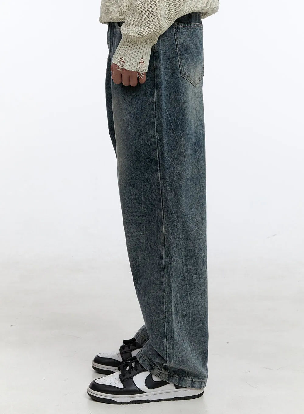 Men's Loose Fit Jeans (Blue) IG428