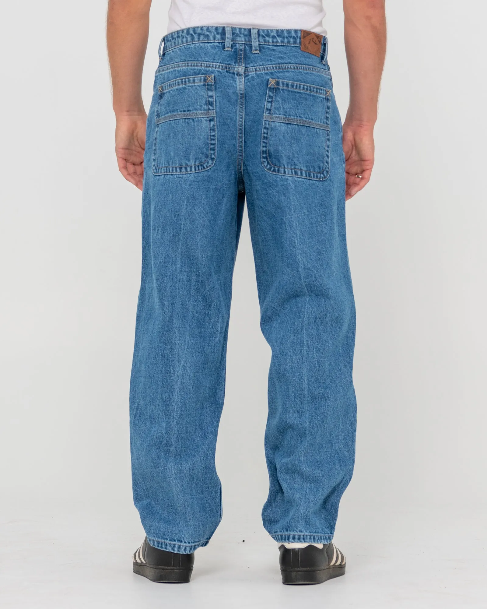 Mens Lucifer Loose Fit Denim Jeans