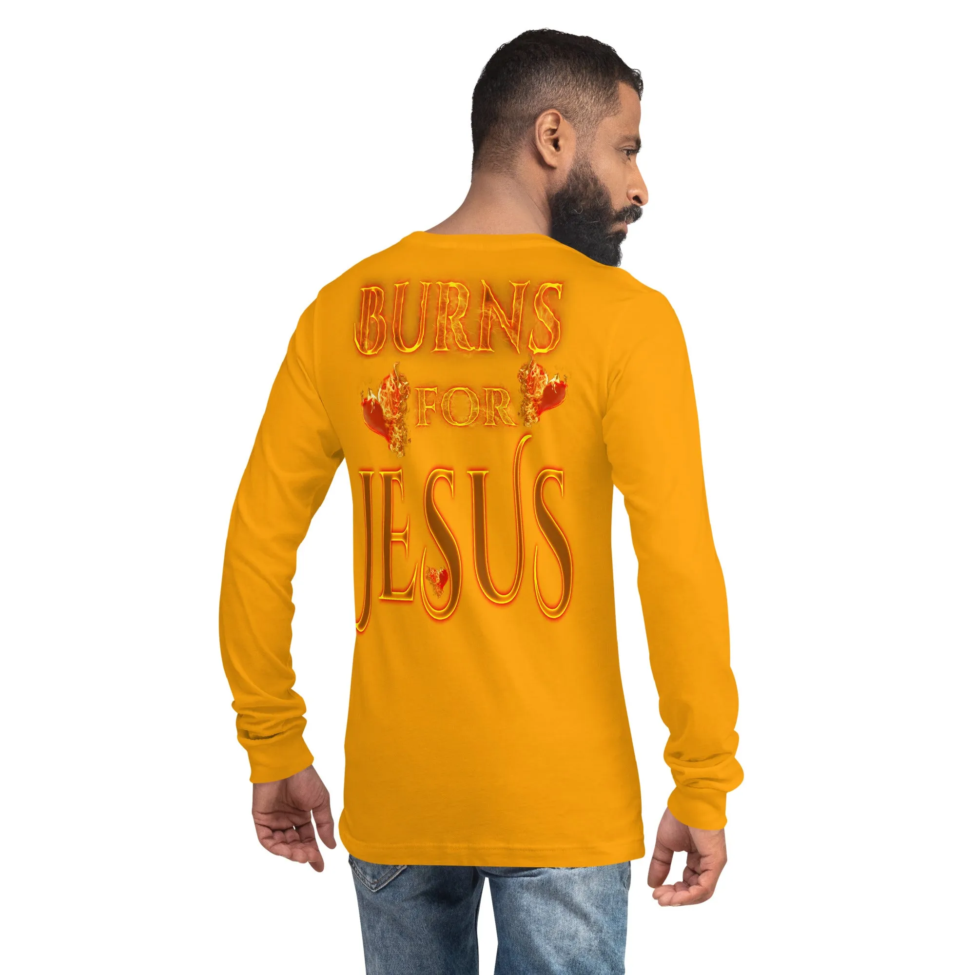 My Heart Burns For Jesus (Unisex Long Sleeve Tee)