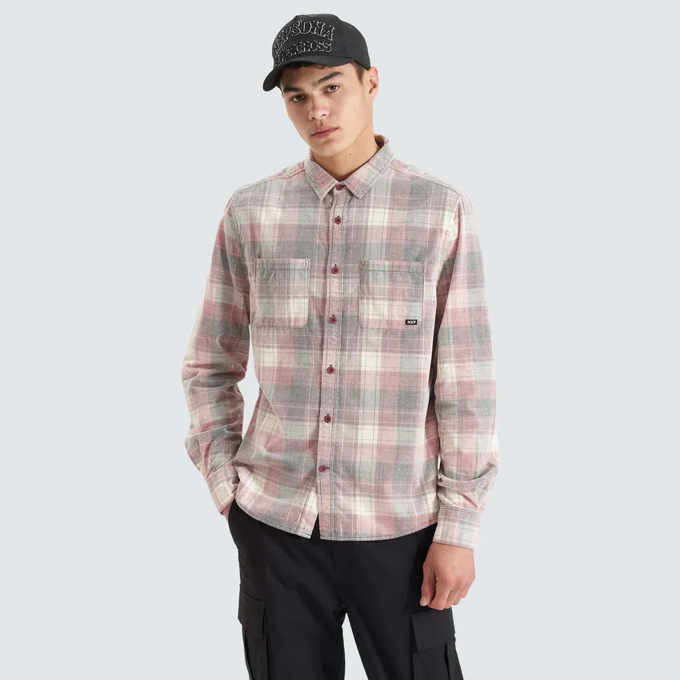NENA AND PASADENA Treshold Casual Long Sleeve Shirt Renaissance - Red Check