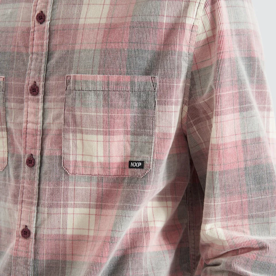 NENA AND PASADENA Treshold Casual Long Sleeve Shirt Renaissance - Red Check