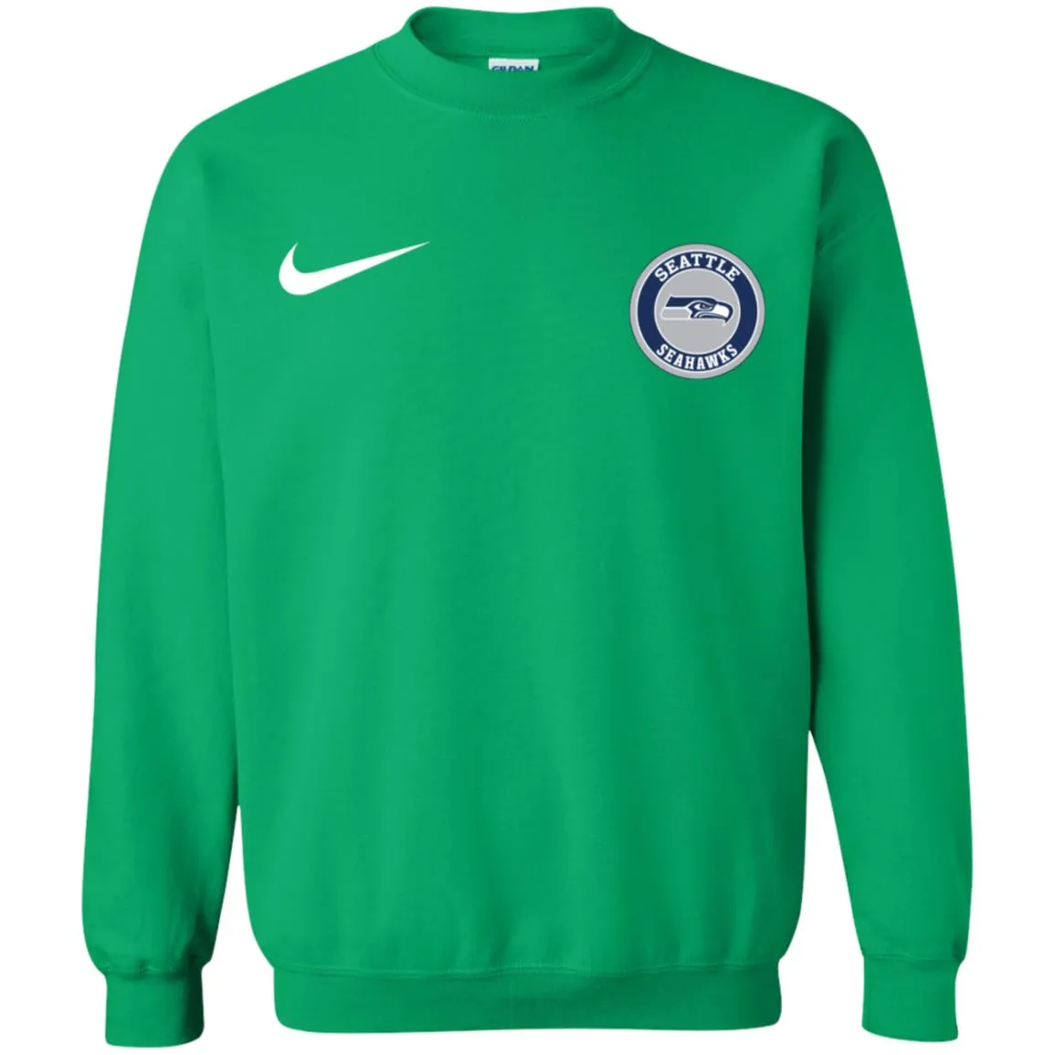 Nike Seatle Seahawk Nfl Football Unisex Crewneck Pullover Sweatshirt