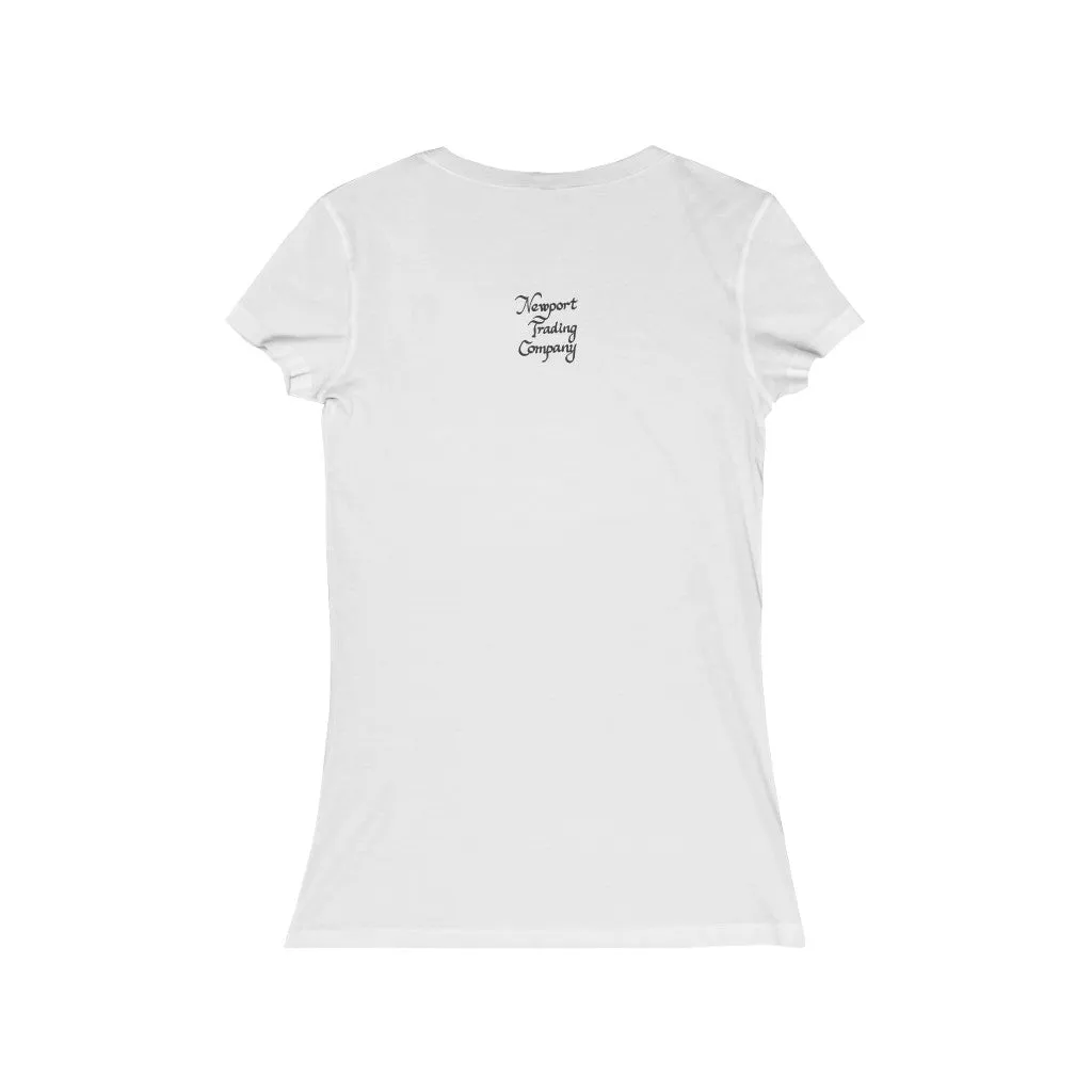 Orchid 6 - Women's Jersey Short Sleeve V-Neck Tee