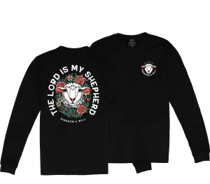 Psalm 23 Long Sleeve T-Shirt (Black)