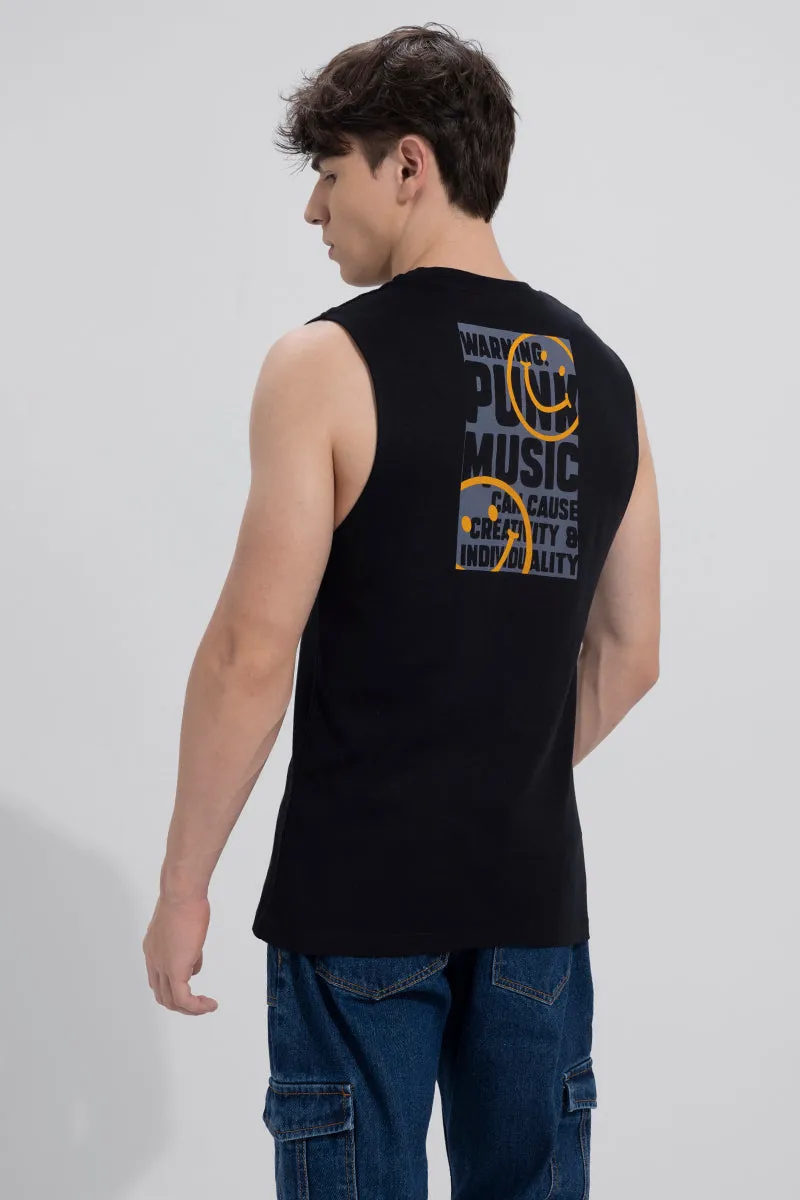 Punk Rock Black Tank Top