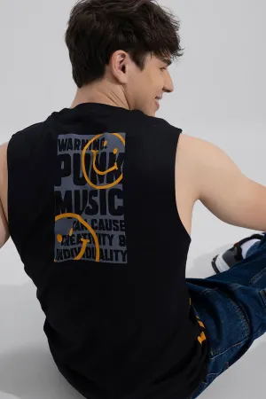 Punk Rock Black Tank Top