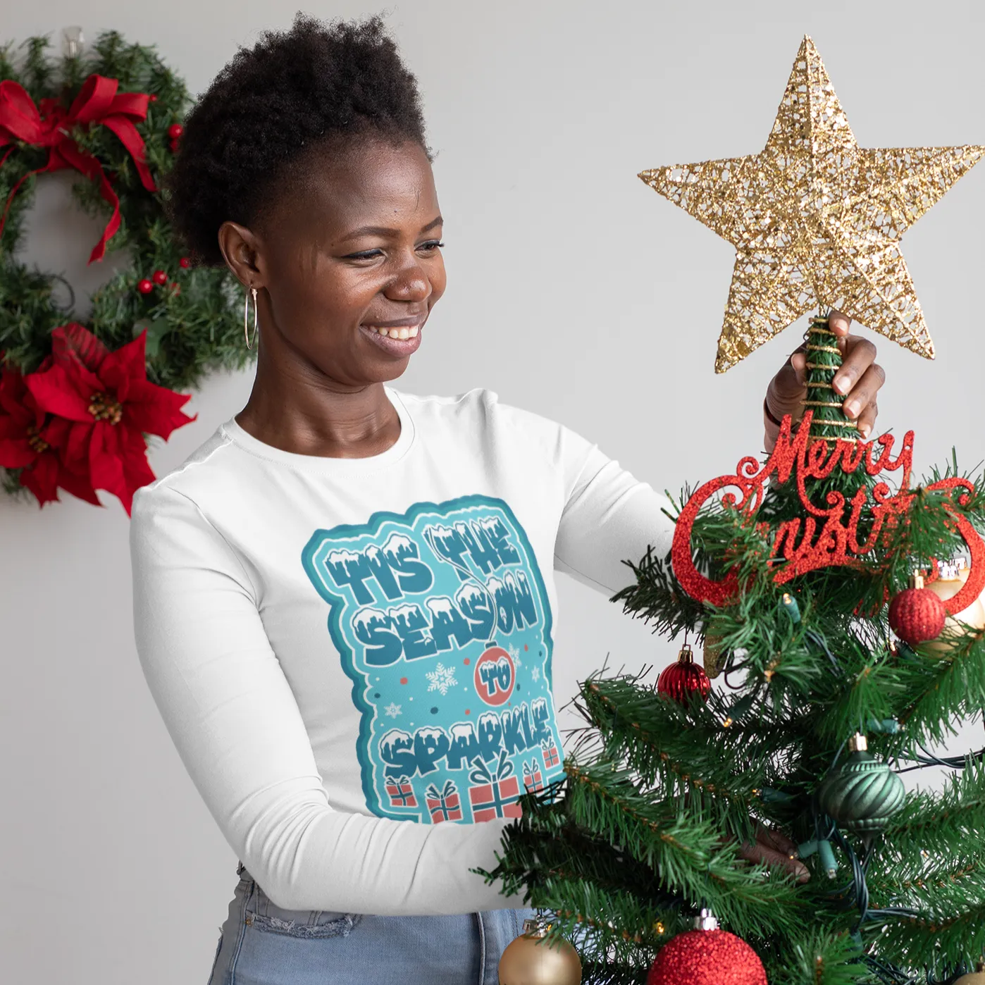 Season to Sparkle Long Sleeve Tee