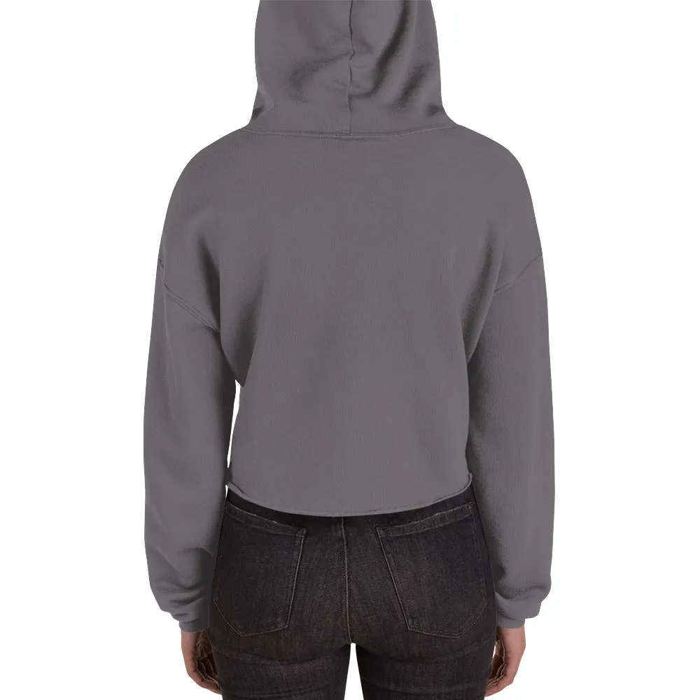 Swimmer Retro Arch Crop Top Hoodie