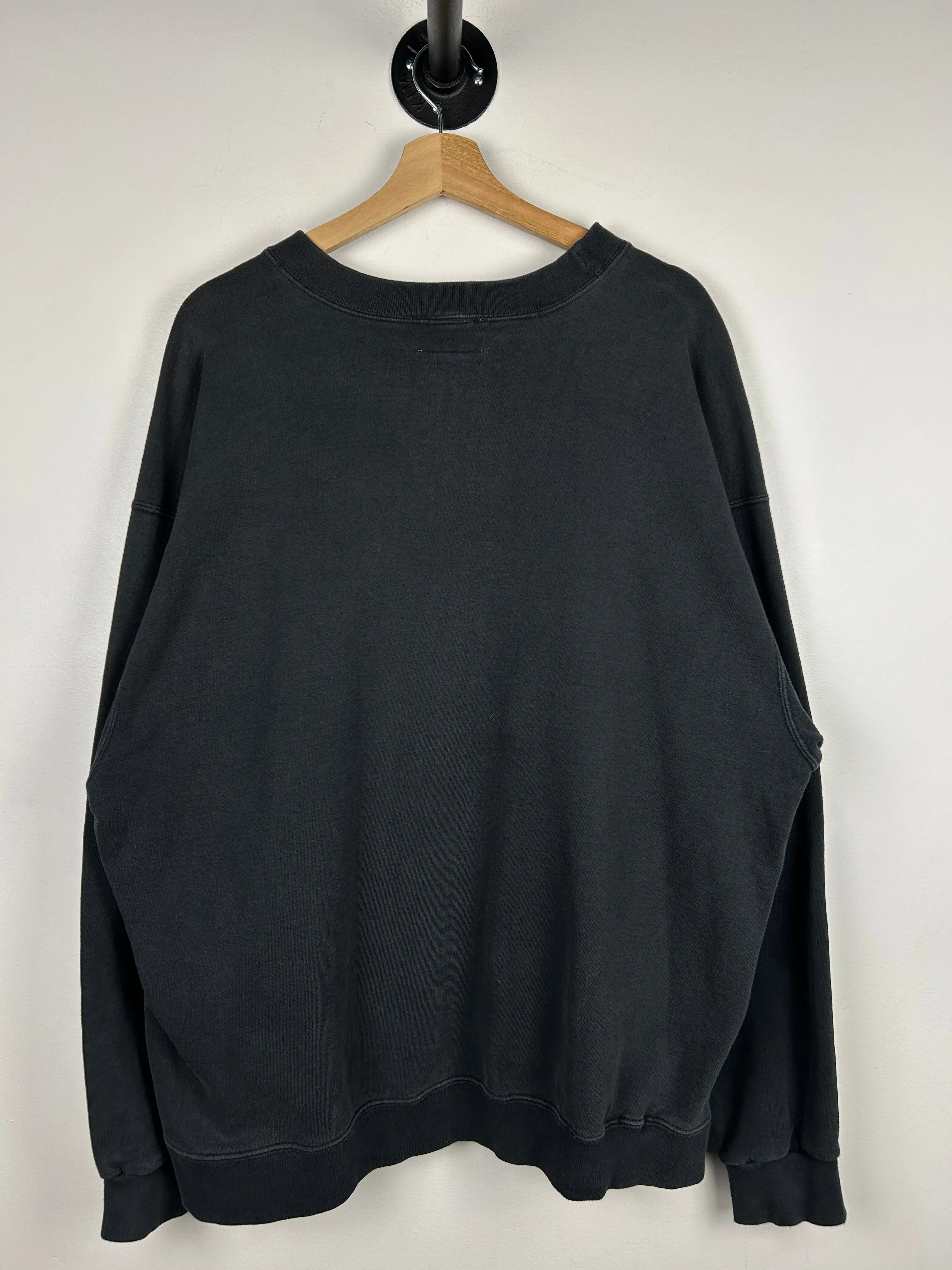 Vintage 90s Fubu Embroidered Black Crewneck